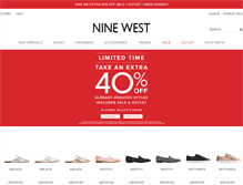 Tablet Screenshot of ninewest.com.au